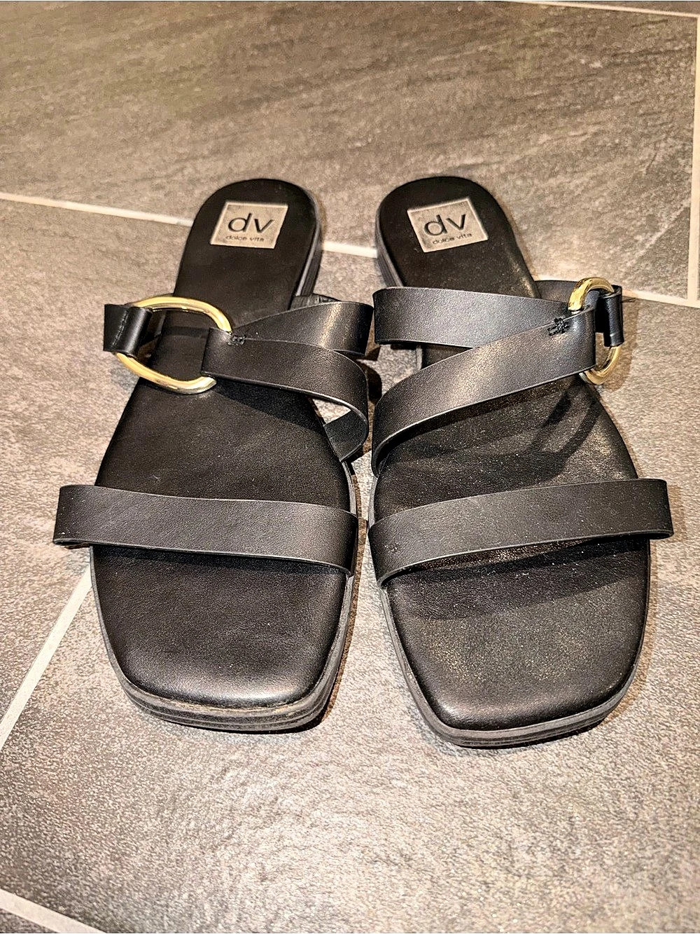 dv by Dolce Vita Moon Sandal Black Sandals